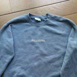 Blue Ballerina Sweatshirt